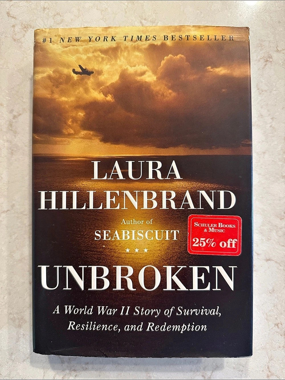 Random House Unbroken Hardcover Book Black & Brown
